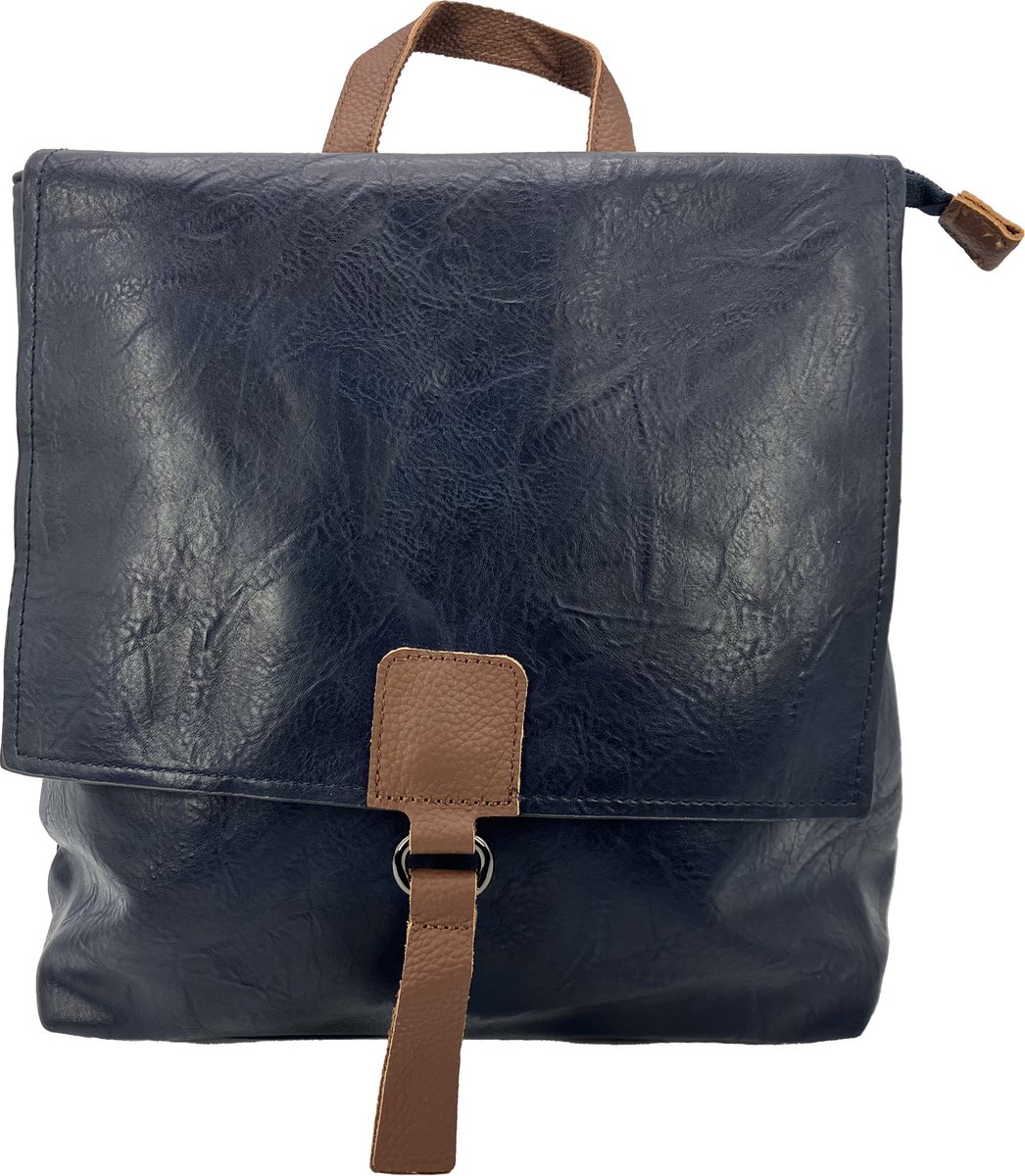 'The Square Bag' Donkerblauw
