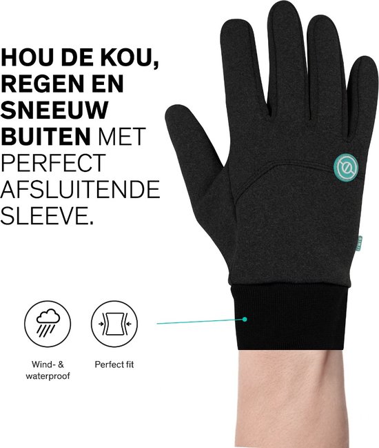 Een paar warme touchscreen-handschoenen voor buiten, antislip en