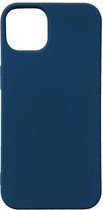 Casemania Hoesje Geschikt voor Apple iPhone 14 Donker Blauw - Extra Stevig Siliconen Back Cover