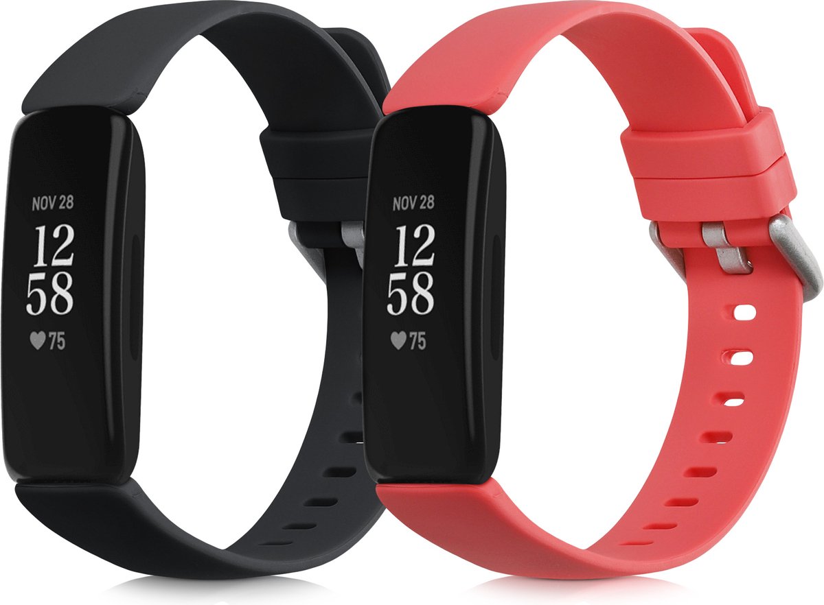 FunBand® Für Fitbit Charge 2 Armband,Klassisch Verstellbares Ersatz Weiches Silikon Sporty Wrist Strap Band Armbanduhr Uhrenarmband Schlaufe Armbänder Für Fitbit Charge 2 Smartwatch (Small & Large