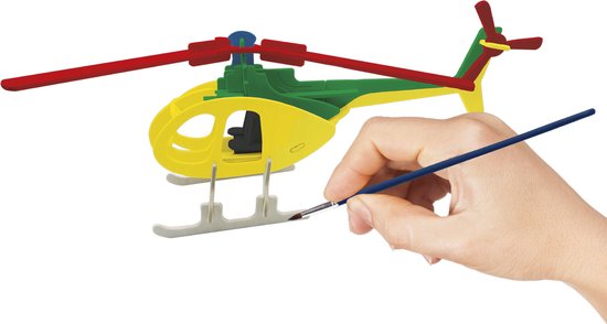 Hélicoptère en bois jouet enfant