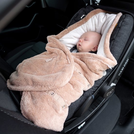 BEMINI Voetenzak - Biside 0-12m - Zacht comfort - Natural van Bemini — afbeelding 4