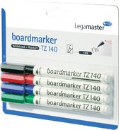 Viltstift legamaster tz140 whiteboard 1mm 4st ass | Blister a 4 stuk | 10 stuks