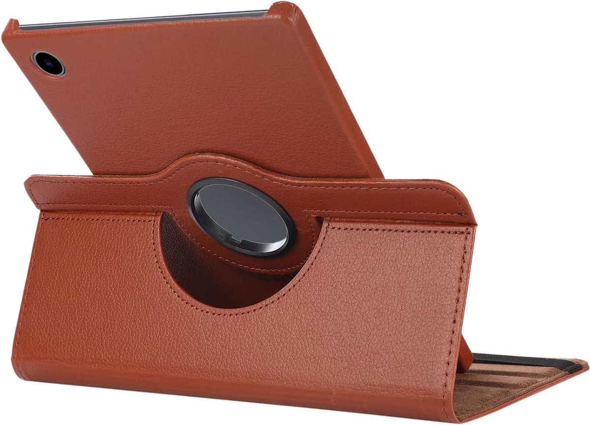 iPad 2022 hoes (10.9 inch) - iPad 10e generatie hoesje - draaibaar bookcase - Bruin - BixB