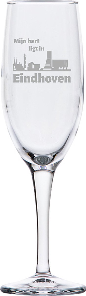 Gegraveerde Champagneglas 16,5cl Eindhoven