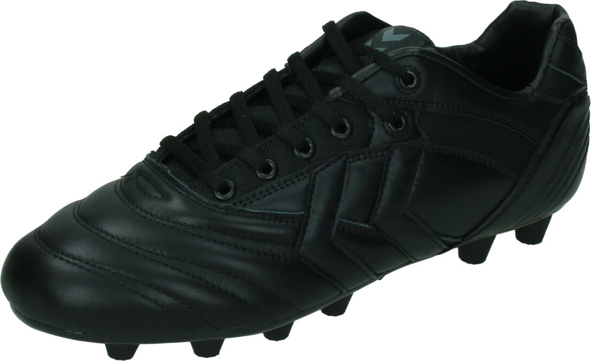Zwarte hummel Nappa Nero FG II voetbalschoenen, maat 40.5, geschikt voor heren en dames, met brede leest.