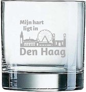 Gegraveerde Whiskeyglas 38cl Den Haag