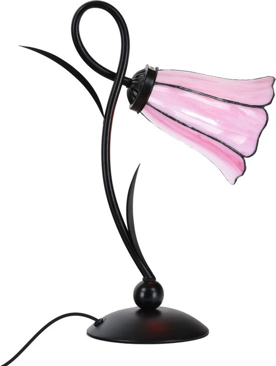 Art Deco Trade - Tiffany Tafellamp Lovely Liseron Pink