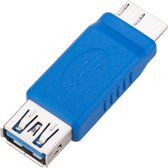 BeMatik - USB 3.0-adapter (A Female naar MicroUSB B Male)