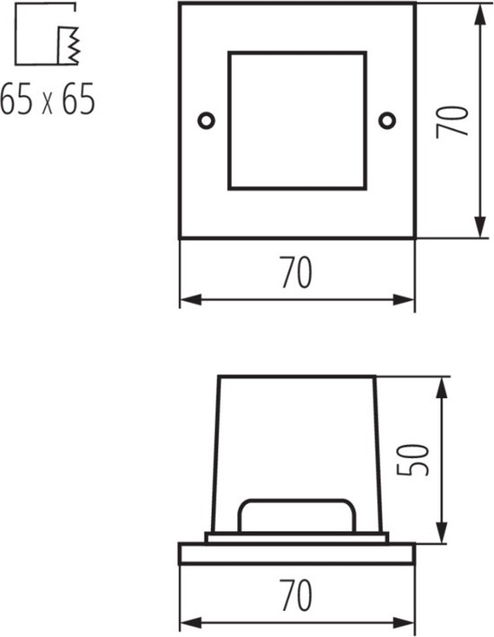 Vierkantrohrschelle Aus Aluminium – Universalschelle Für Quadratrohre 15x15 Bis 70x70 Mm