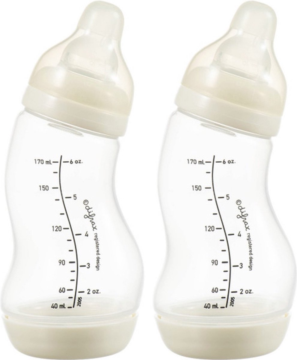 Difrax Newborn Babypakket - 2x 170 ml S-fles Crème - 2x 250ml S-fles Crème  - 1x... | bol.com
