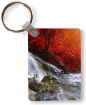 Sleutelhanger - Waterval - Rotsen - Water - Herfst - Uitdeelcadeautjes - Plastic