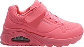 Skechers Uno Neon Shades sneakers roze - Maat 28