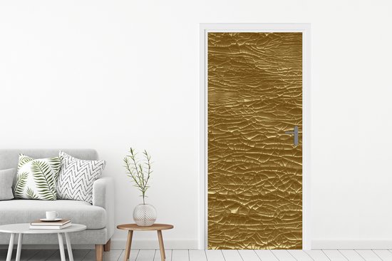 Sticker de porte Goud - Feuille d'or - Luxe - 80 x 205 cm - Affiche de porte