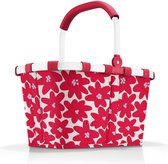 Reisenthel Carrybag Shopping Basket - 22L - Daisy Red Frame Rouge