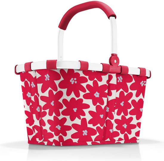 Foto: Reisenthel carrybag boodschappenmand 22l daisy red frame rood