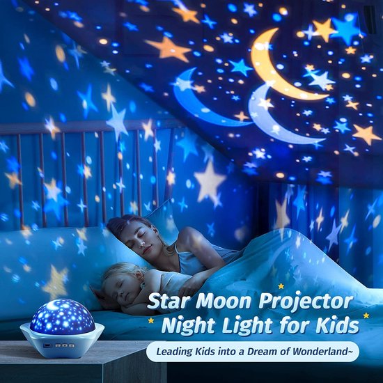 Veilleuse LED Ciel Étoilé Projecteur Lumière Étoilée Enfant