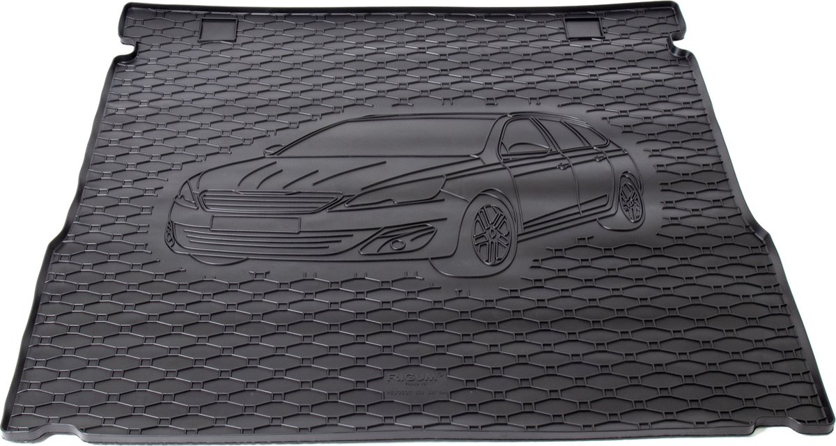 Tapis caoutchouc Gledring pour Peugeot 308 SW 2013- (profil T 4 pièces +  clips de