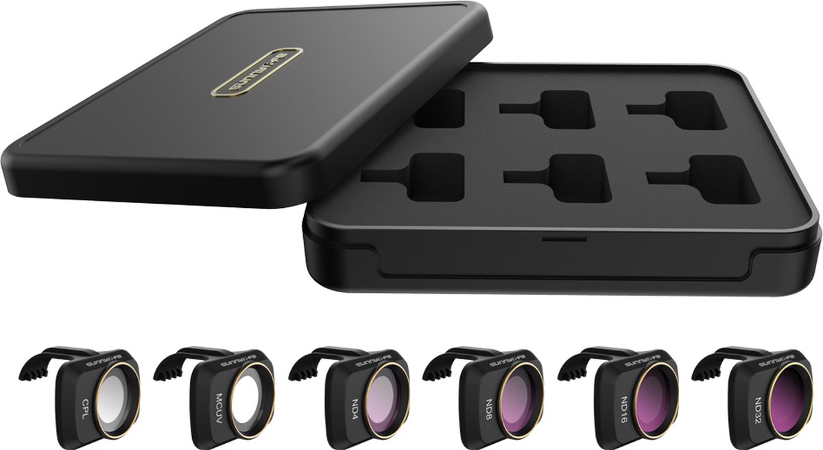 Somstyle Camera Lens Filter Set Geschikt Voor DJI Mini 1 & 2 - MCUV, CPL, ND4, 8, 6, 32