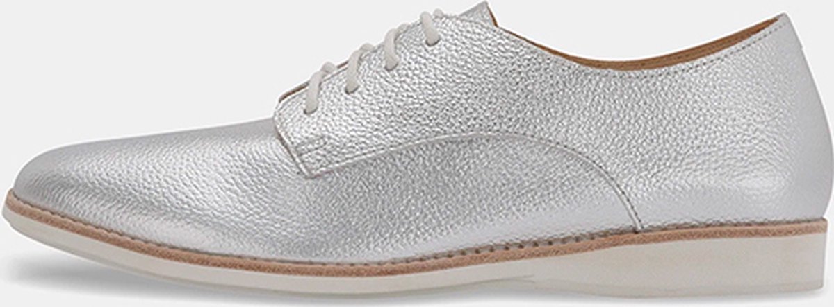 Rollie | Dames | Veterschoen | Derby Super Soft Silver Metallic | Maat 41