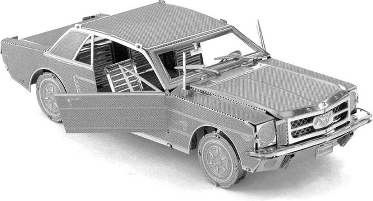 Metal Earth Modelbouw 3D Ford Mustang Coupe - Metaal — afbeelding 7