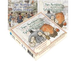 Anton Pieck kerstdoosje / Winkelend echtpaar - Fanfare