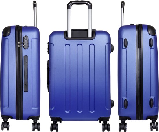 Dierbare Wat leuk Discrepantie Reiskoffer - Koffer met TSA slot - Reis koffer op wielen - Stevig ABS - 61  Liter -... | bol.com
