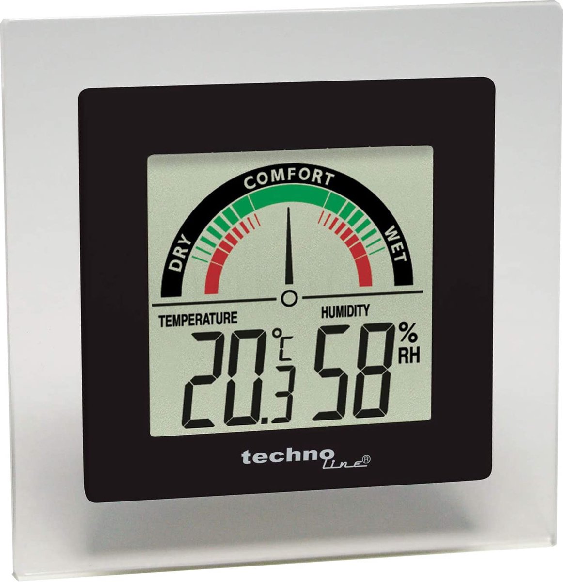 Kamerthermometer - Digitale Thermometer – Vochtigheidsmeter - Binnenthermometer