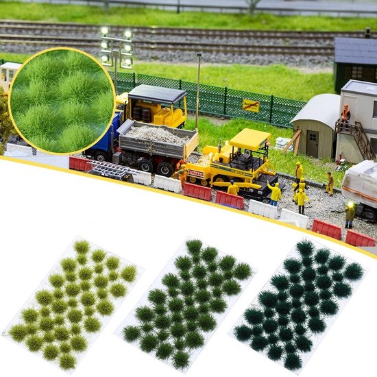 Evemodel 1 pièce 41 x 99 cm Vert Tapis d'herbe miniature