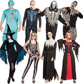 Boland - Kostuum Halloween man/vrouw 8 assorti - Volwassenen - Monster - Halloween en Horror
