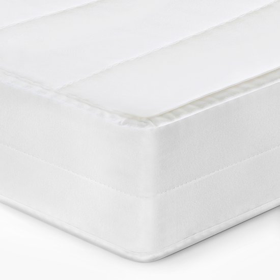 Matelas 100x200 cm - Mousse confort - Wit - Matelas - Moyen