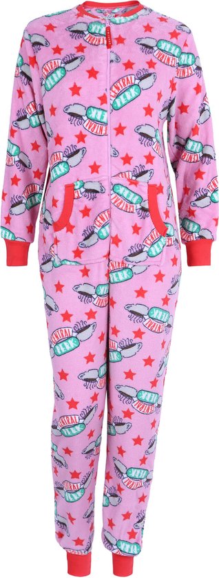 Friends - Roze Onesie Pyjama voor dames / XS