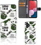 Telefoonhoesje met Pasjes geschikt voor Samsung Galaxy A13 (4G) Dinosaurus