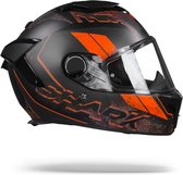 Shark Spartan Gt Ryser Mat Black Anthracite Orange Full Face Helmet 2XL - Maat 2XL - Helm