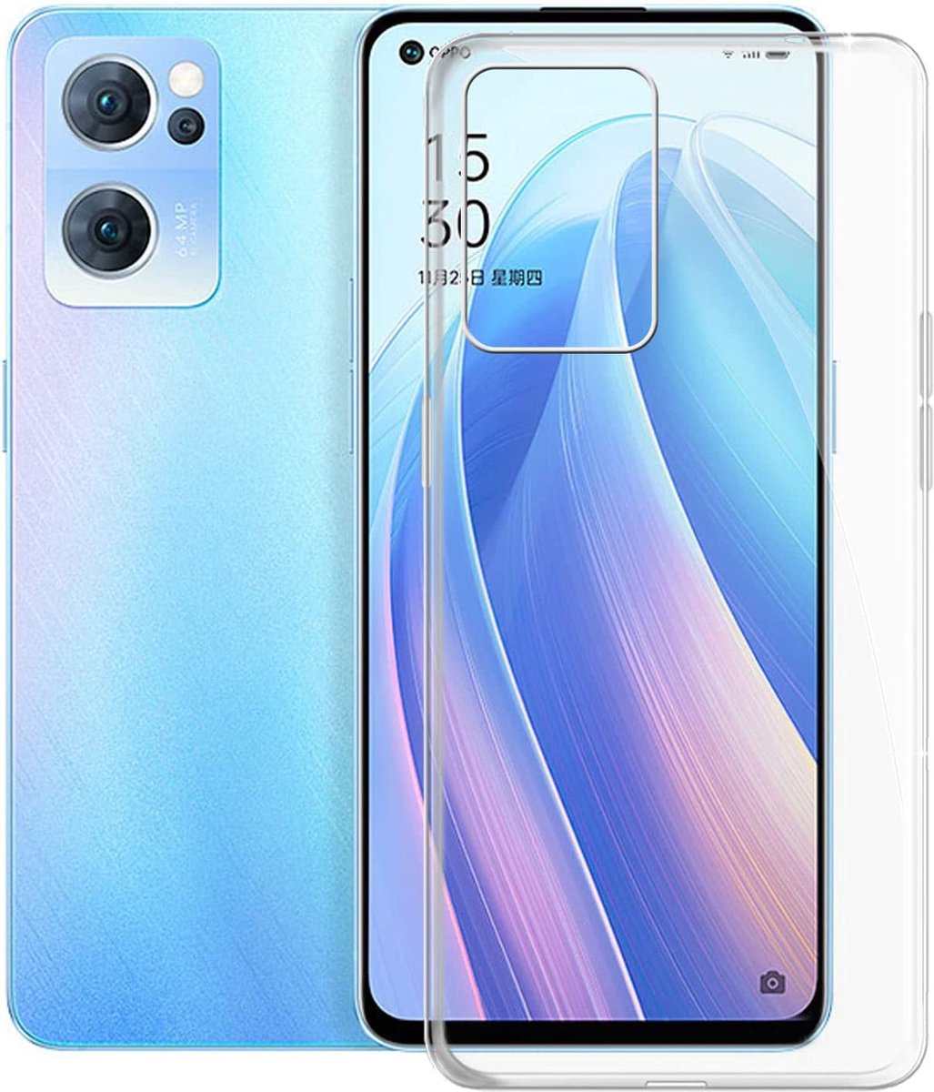 Silicone hoesje Geschikt voor: Oppo Find X5 lite - Transparant