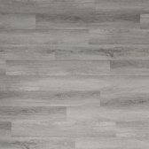 ARTENS - PVC-vloer GILA - klikvinylplanken - vinylvloer - houtlook - lichtgrijs - MEDIO XL - 122 cm x 18 cm x 4,5 mm - dikte 4,5 mm - 1,98 m²/ 9 planken