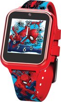 Accutime Kinderhorloge Spiderman II - Smartwatch Kind - Kinderhorloge met Spelletjes - Smartwatch Kinderen - Selfie Camera - Rood Blauw
