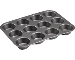 Kinvara - Muffins/cupcakes maken bakvorm/blik voor 12x stuks 26 x 20cm