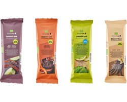 Innerme Energy Bars Mix - 4 smaken - bio & vegan sportreep - 12 energierepen 50g