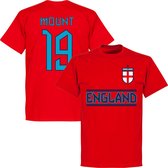 Engeland Mount 19 Team T-Shirt - Rood - XL