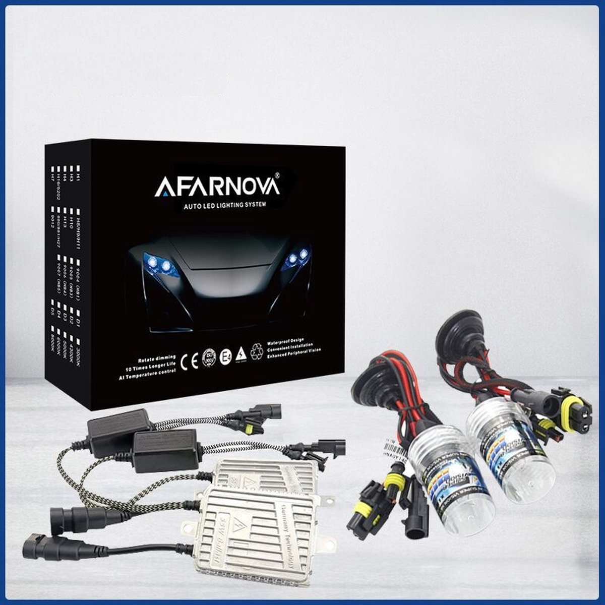 Xenon Inbouw Set | H7 55watt 8000K | HID Ballast Inbouw Set | Plug & Play | Autoverlichting