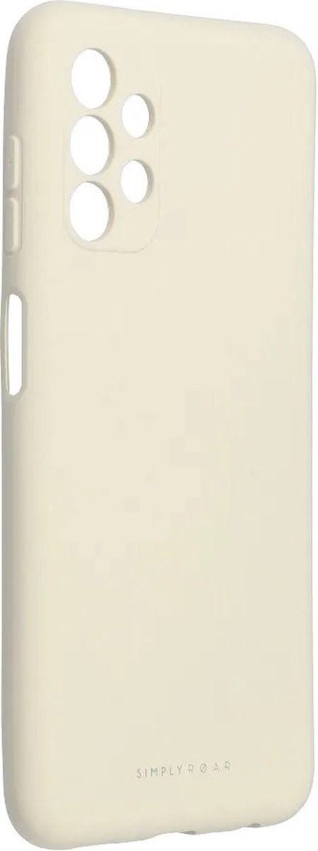 Roar Space Siliconen Back Cover hoesje Samsung Galaxy A13 4G - Aqua White