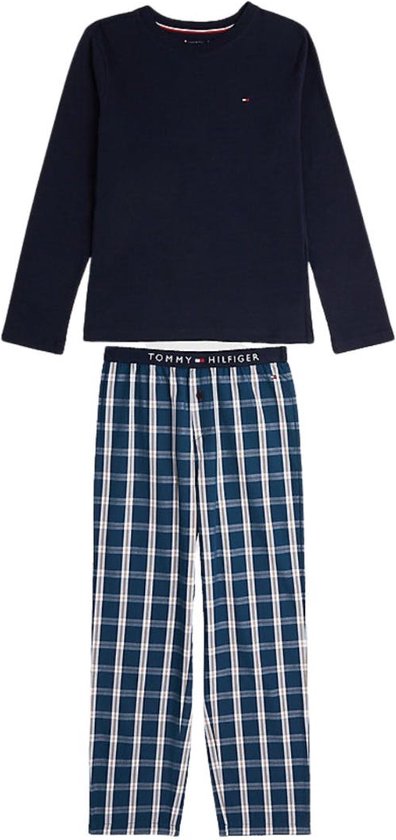 Lange pyjama van wafelstof - T-shirt broek - 2-delig - WIT - Man - 25.00
