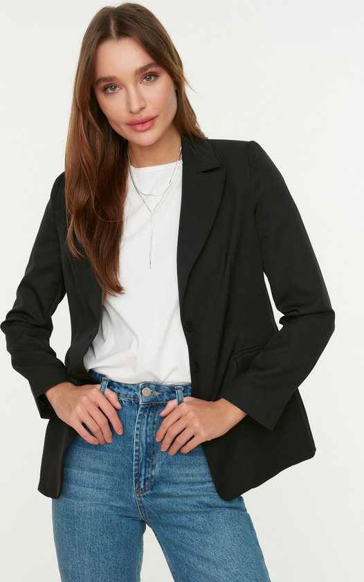 TRENDYOL Damen Oversize Blazer - Langarm Business Jacket Für übergröße Damen