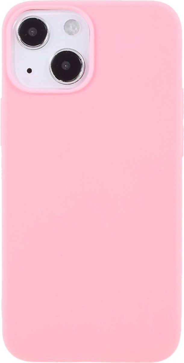 Peachy Slim TPU hoesje geschikt voor iPhone 13 - roze