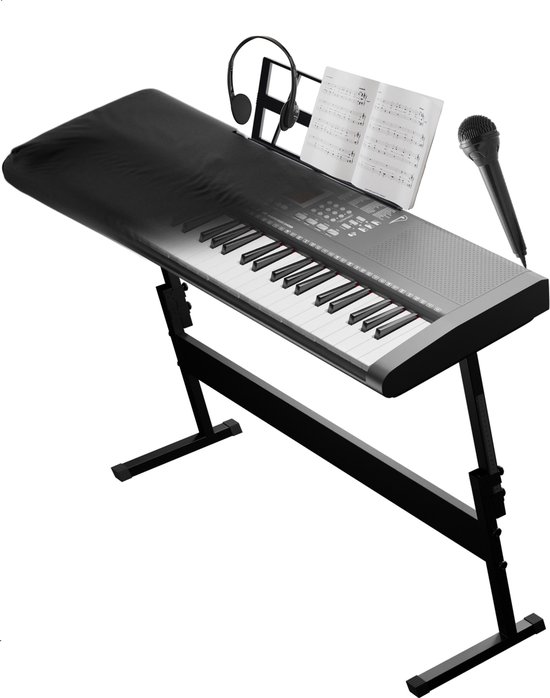 PIXMY - Piano Keyboard MP100 COMPLEET - Voor Jong en Oud - 61Keys - Digitale Piano - Keyboard Piano - Elektrische Piano - Elektronisch Orgel - MP100-C