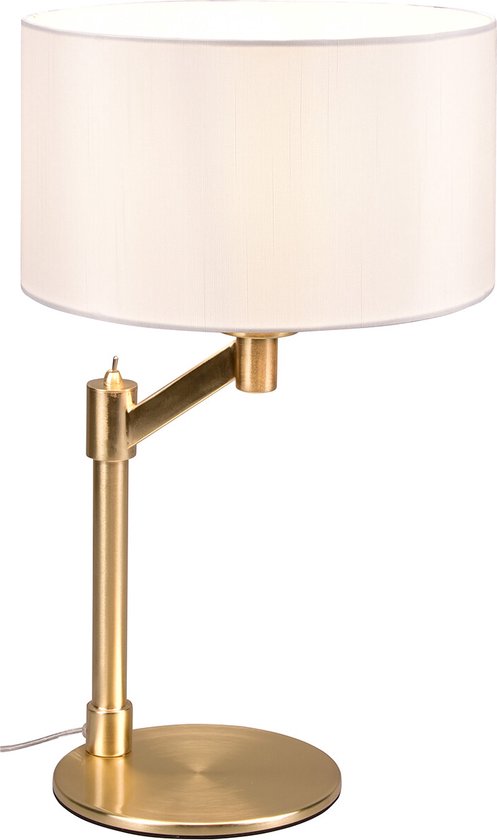 Trio leuchten - Lampe de table LED - Eclairage de table - Culot E27 - Rond - Or - Aluminium