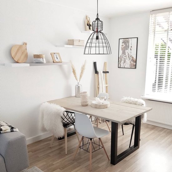 Éclairage - Suspension industrielle AN 1-l. 48x68cm - Noir