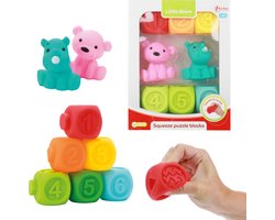 Toi-Toys Little Stars Stapelblokken dieren - 6-delig (71003A)