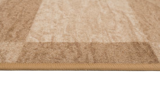 Tapiso Tapis en caoutchouc anti-dérapant en caoutchouc Tapis de sol Beige Taille de tapis - 80x1450